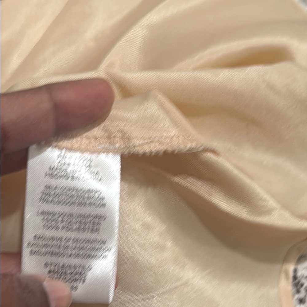 City Triangles Cream Mini Dress lined rhinestones prom - Picture 9 of 12
